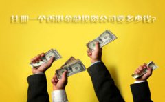 注冊(cè)一個(gè)香港金融投資公司要多少錢(qián)？